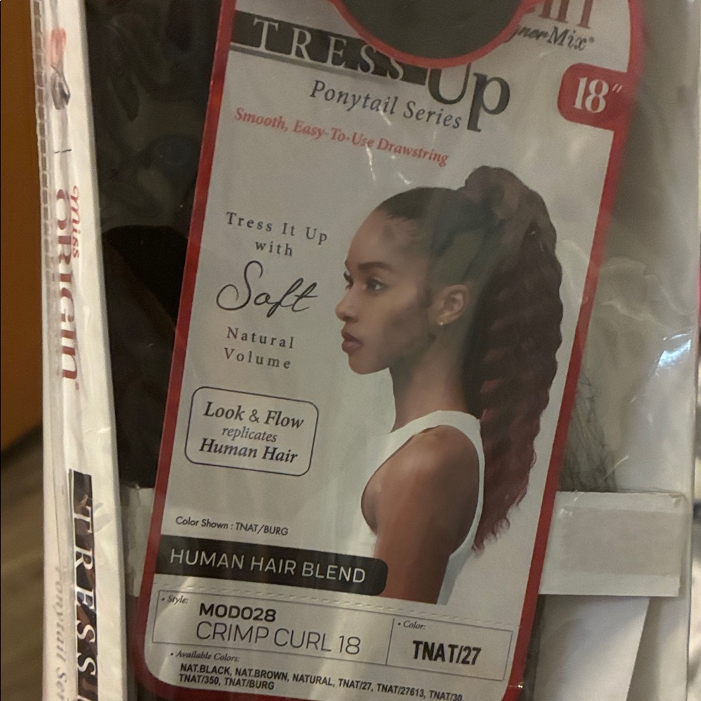 Tress Up Easy Ponytail 18" - Natural Black - Picture 5 of 7